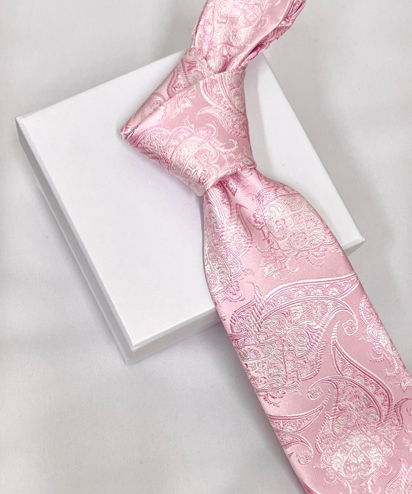 Franco Spada ( フランコスパダ )  NEW FORMALペーズリージャガードネクタイ：ピンク