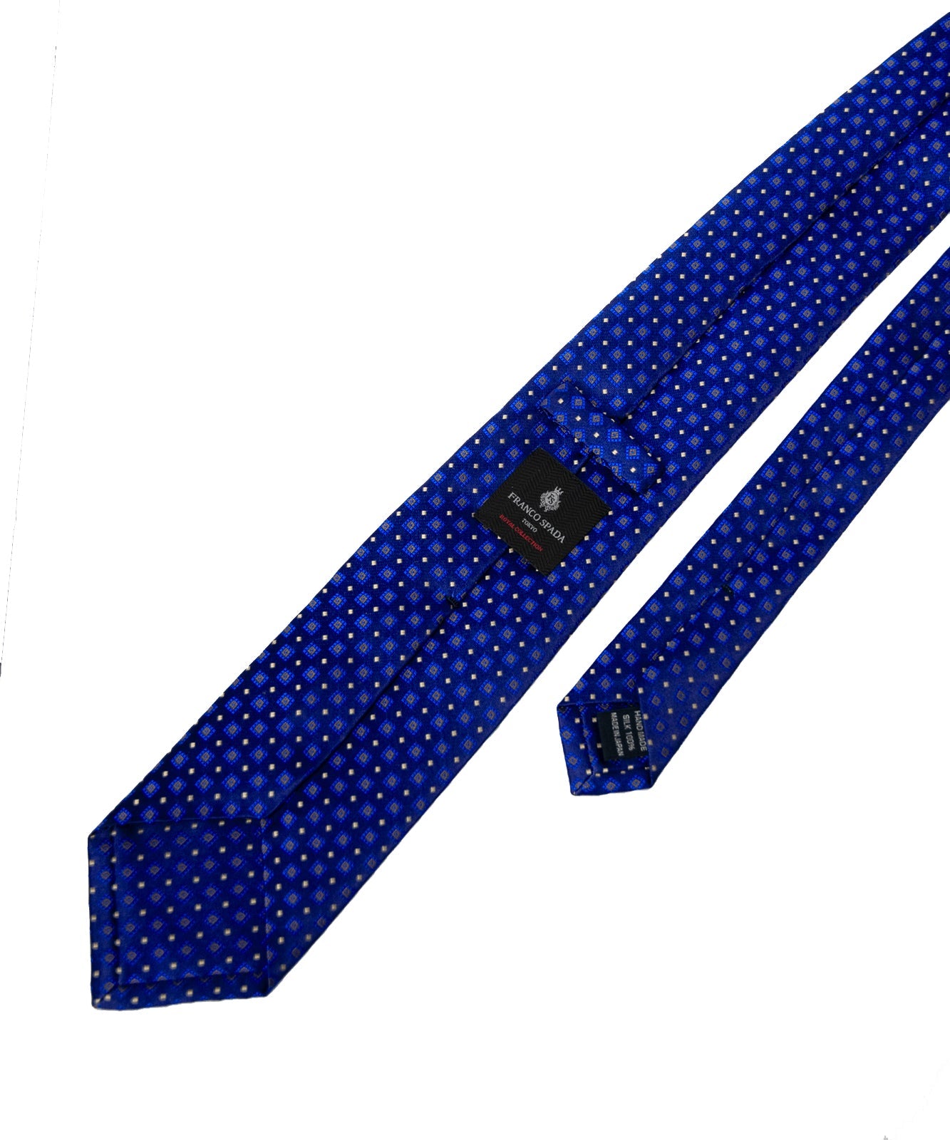 Franco Spada ( フランコスパダ ) フレンチクラシック小紋柄ネクタイ：ネイビー