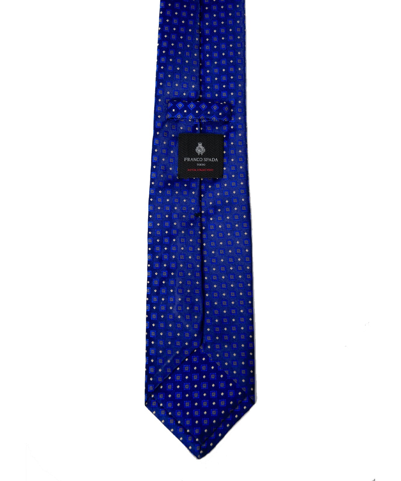 Franco Spada ( フランコスパダ ) フレンチクラシック小紋柄ネクタイ：ネイビー