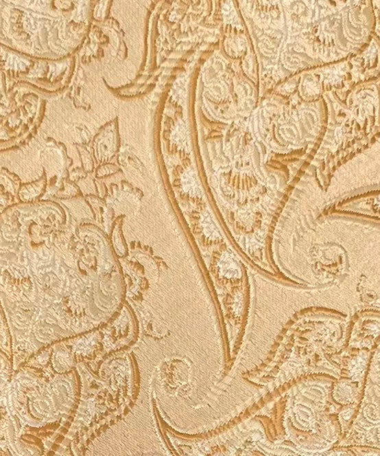 Franco Spada ( フランコスパダ )  NEW FORMALペーズリージャガードネクタイ：シャンパンベージュ