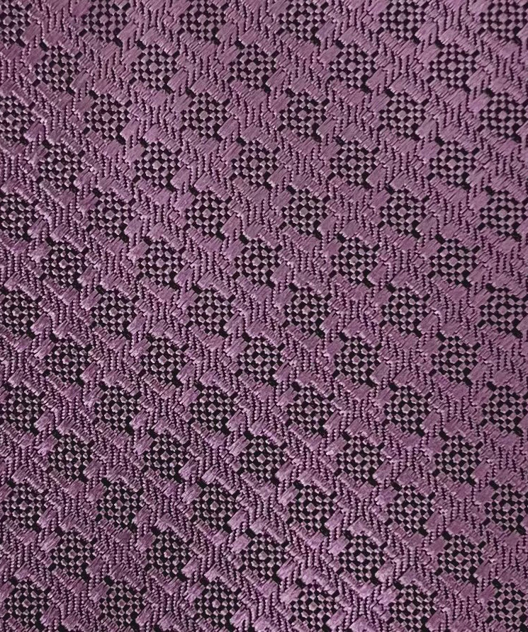 Franco Spada ( フランコスパダ )  ヴィンテージ調ジオメトリックソリッドネクタイ： ローズピンク