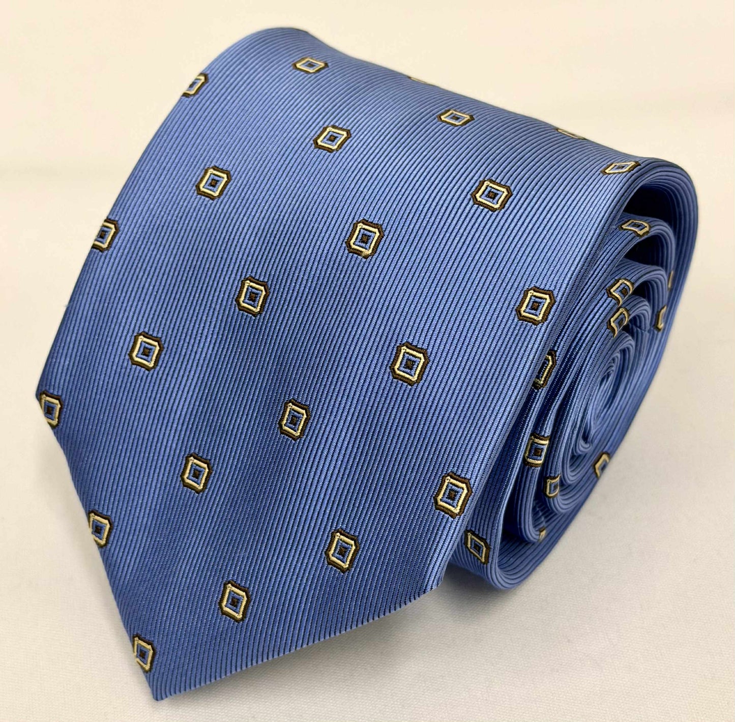 ［SALE ］ Franco Spada ( フランコスパダ )小紋柄 O サックスブルー