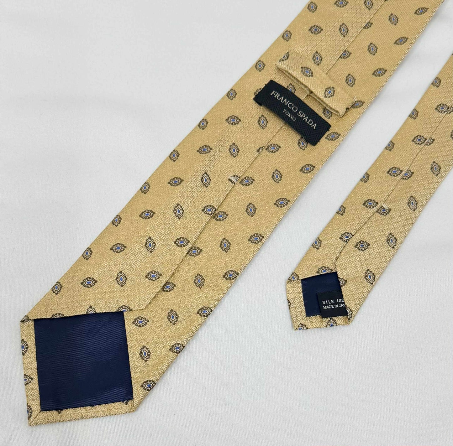 ［SALE ］ Franco Spada ( フランコスパダ )小紋柄 Bシャンパンゴールド