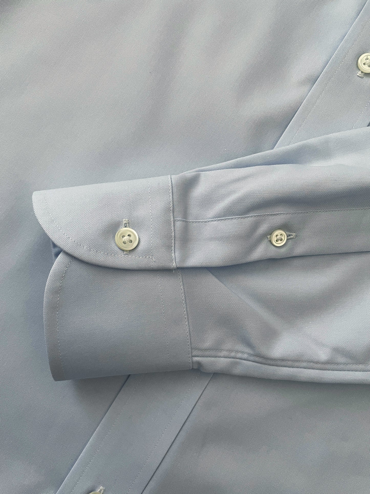 Franco Spada ( フランコスパダ ) 播州織  オックスフォード ボタンシャツシャツ　ブルー