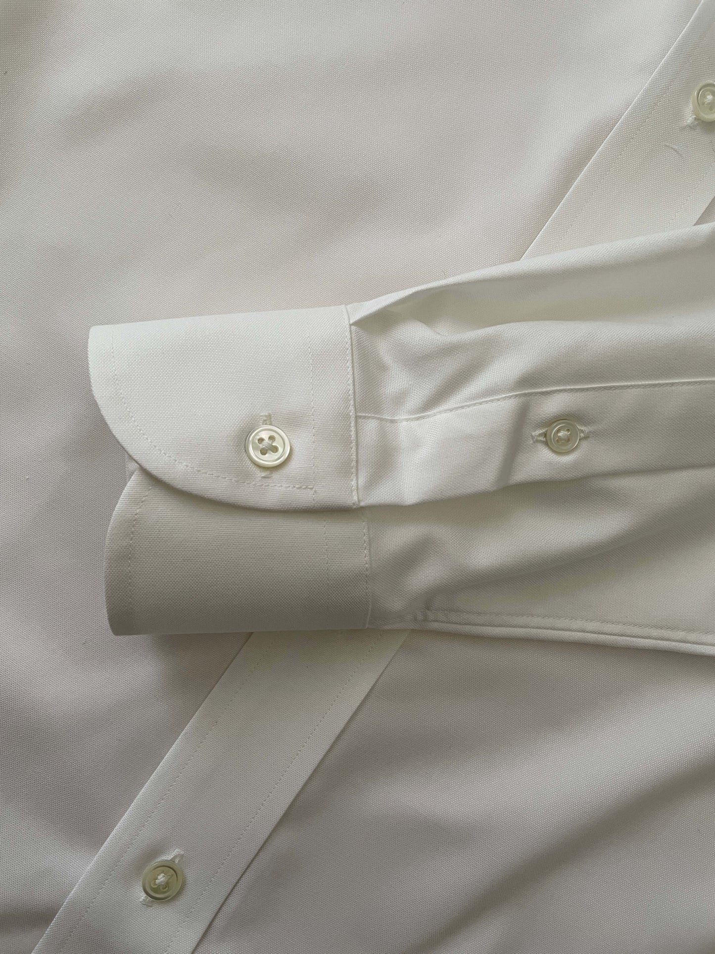 Franco Spada ( フランコスパダ ) 播州織  オックスフォード ボタンシャツシャツ　ホワイト