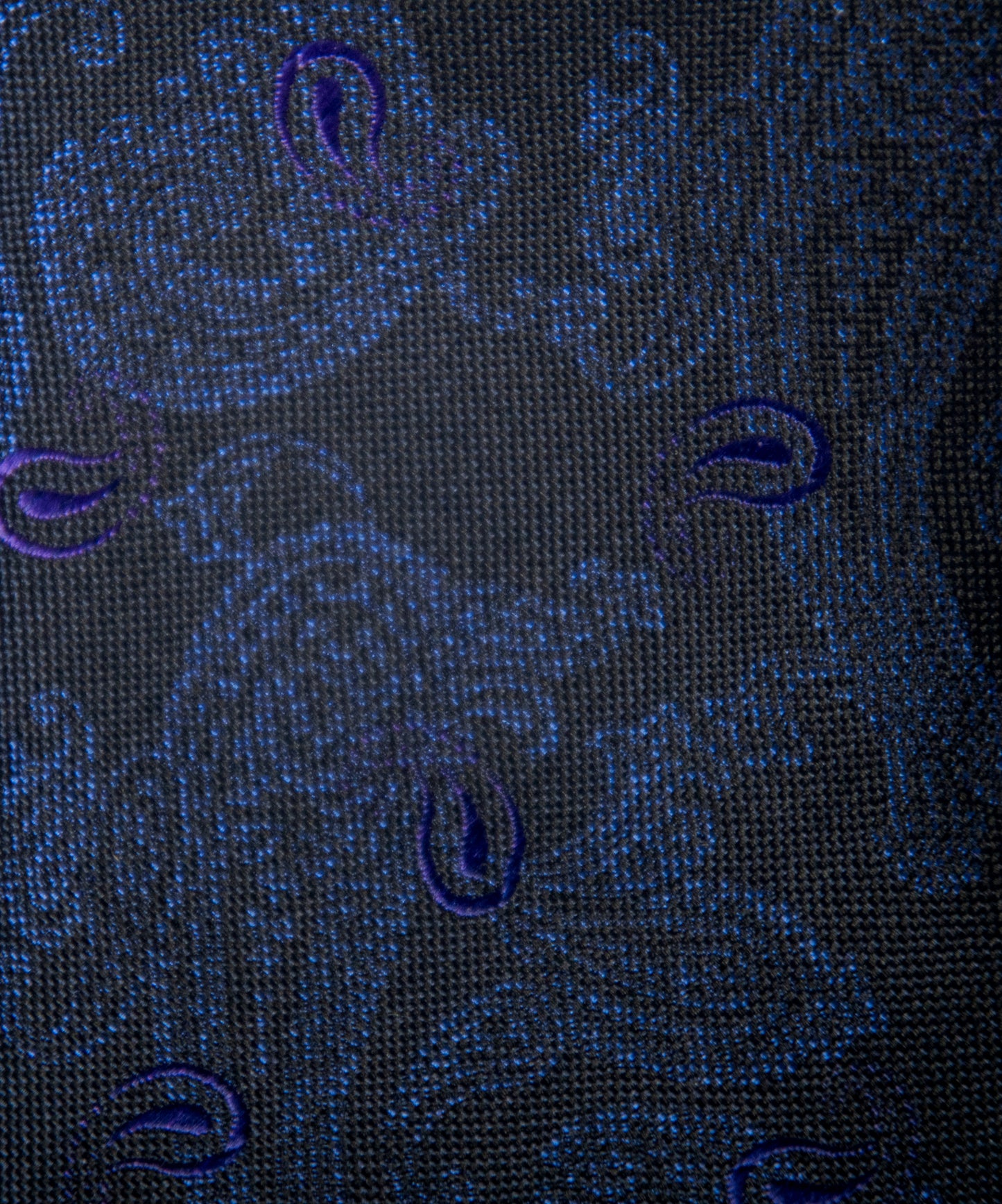 Franco Spada ( フランコスパダ ) 12色パネルグラデーションジャガードネクタイ：ネイビー×パープル