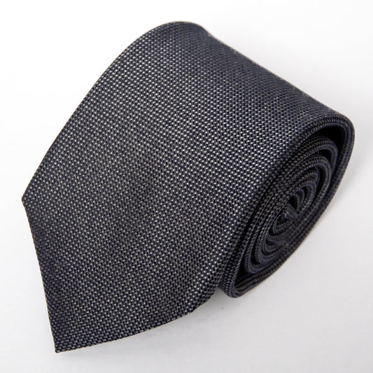 Franco Spada ( フランコスパダ ) 小バスメランジ無地ネクタイ：Mグレー