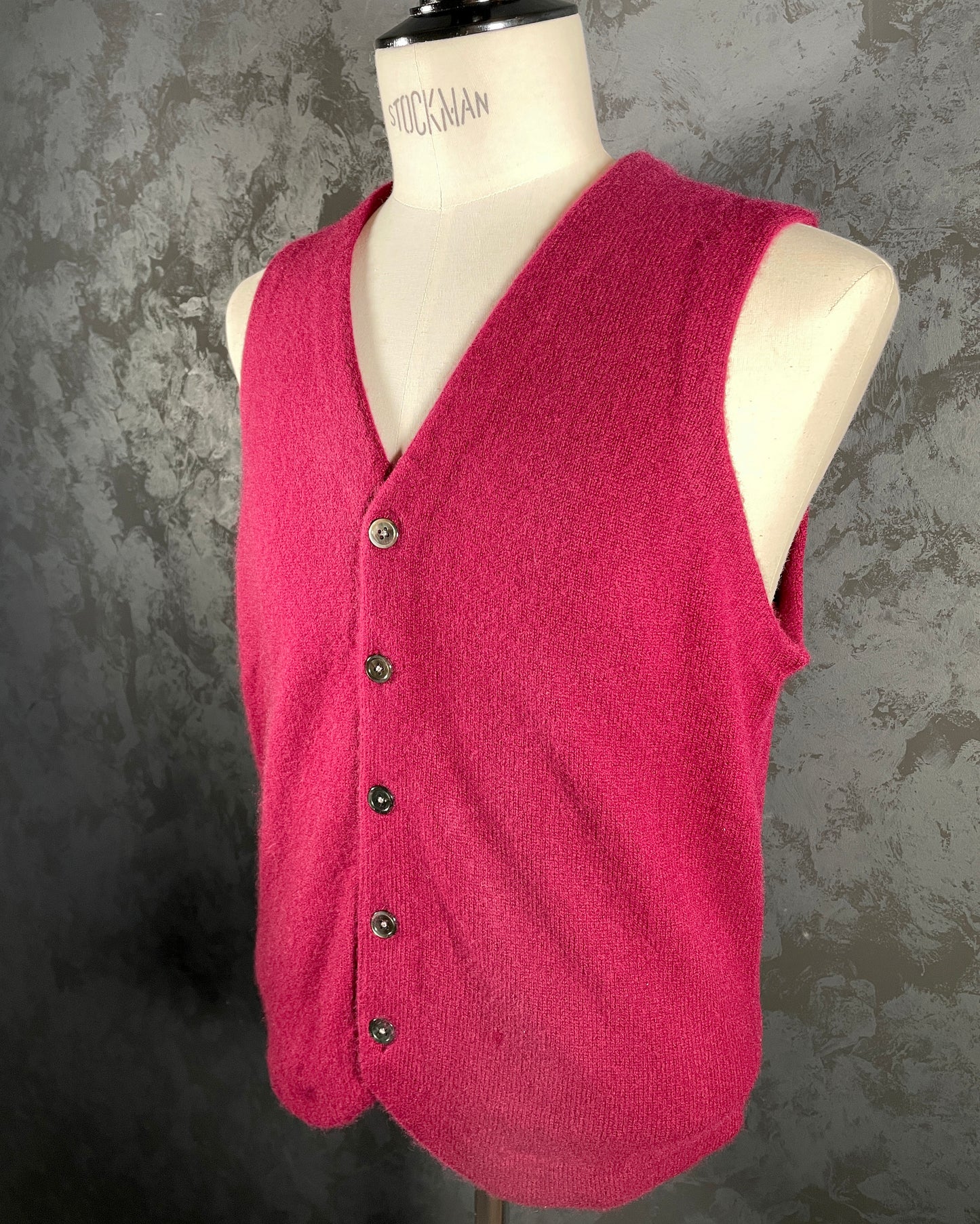 【SALE】　　 Franco Spada ( フランコスパダ )   〈手洗い可能〉【TALMUS branch】カシミヤ100%ニット前開きベスト