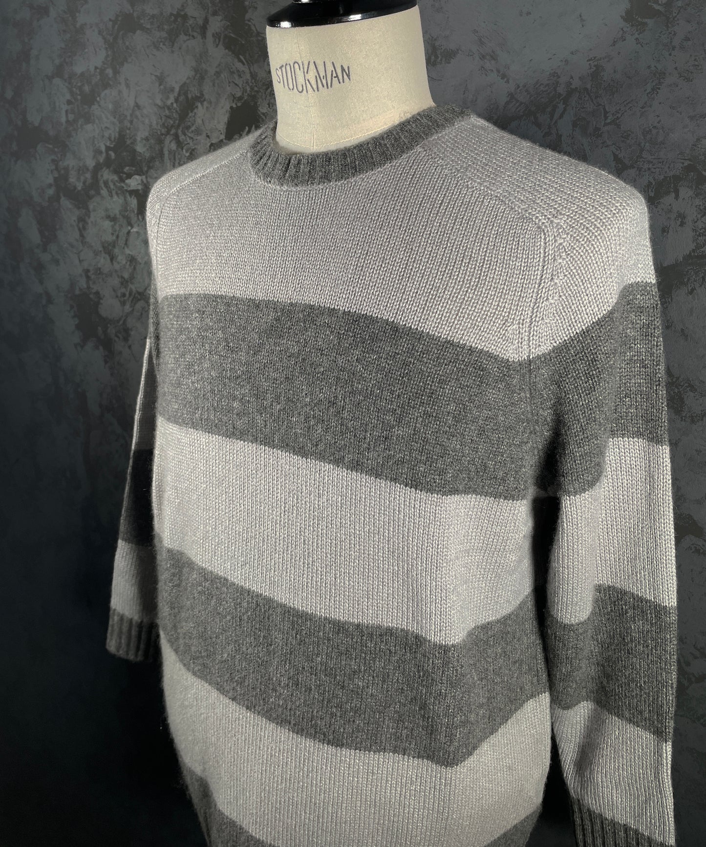 【SALE】　　 Franco Spada ( フランコスパダ )   〈手洗い可能〉【TALMUS branch】カシミヤ100%ローゲージボーダーニット