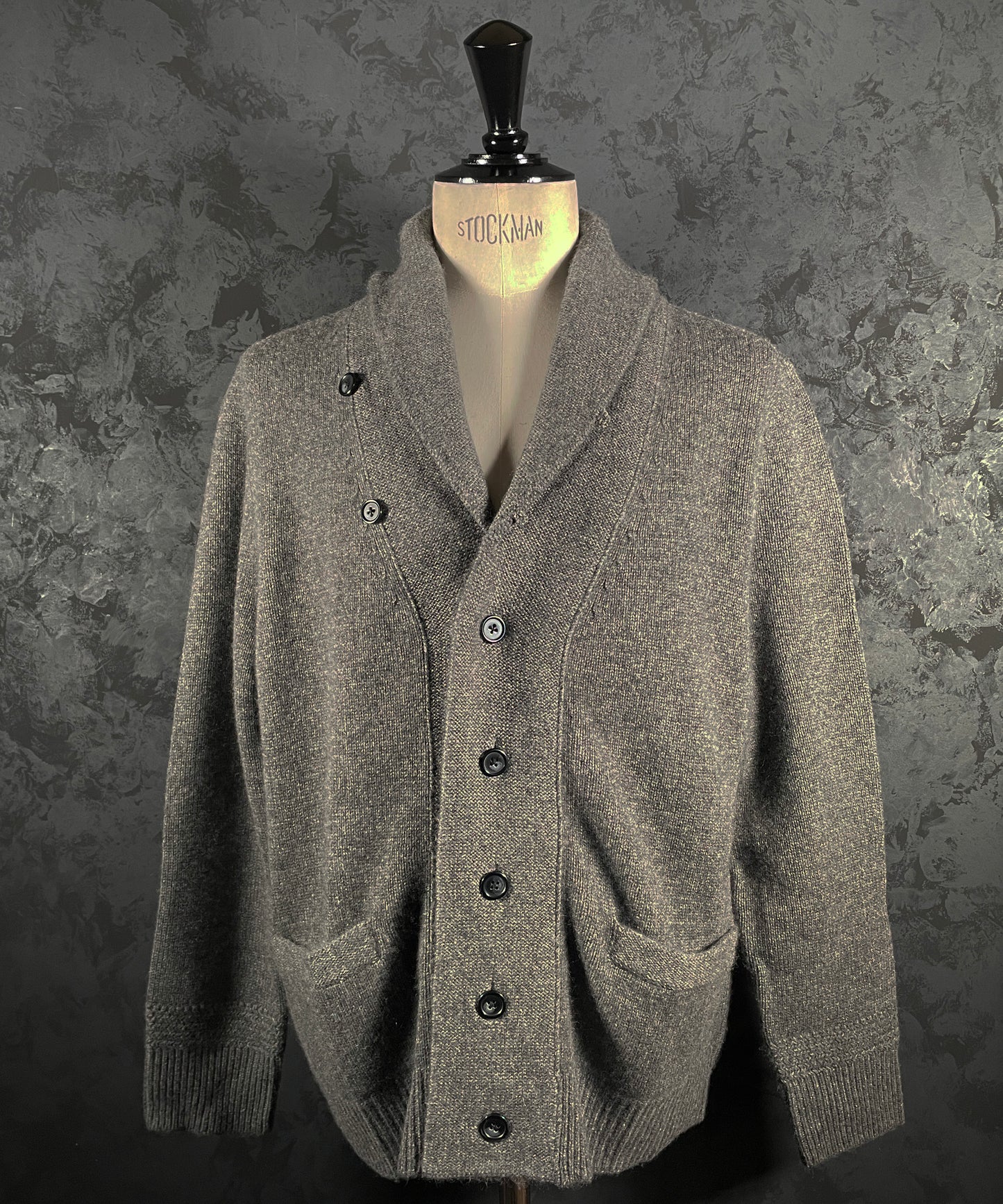 【SALE】　　 Franco Spada ( フランコスパダ )   〈手洗い可能〉【TALMUS branch】カシミヤ100%ローゲージショールカラーカーディガン