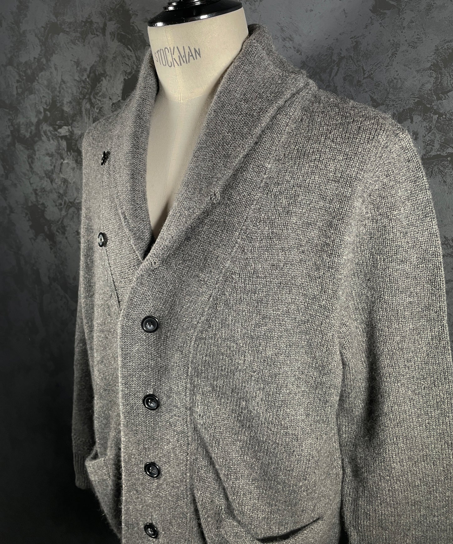 【SALE】　　 Franco Spada ( フランコスパダ )   〈手洗い可能〉【TALMUS branch】カシミヤ100%ローゲージショールカラーカーディガン