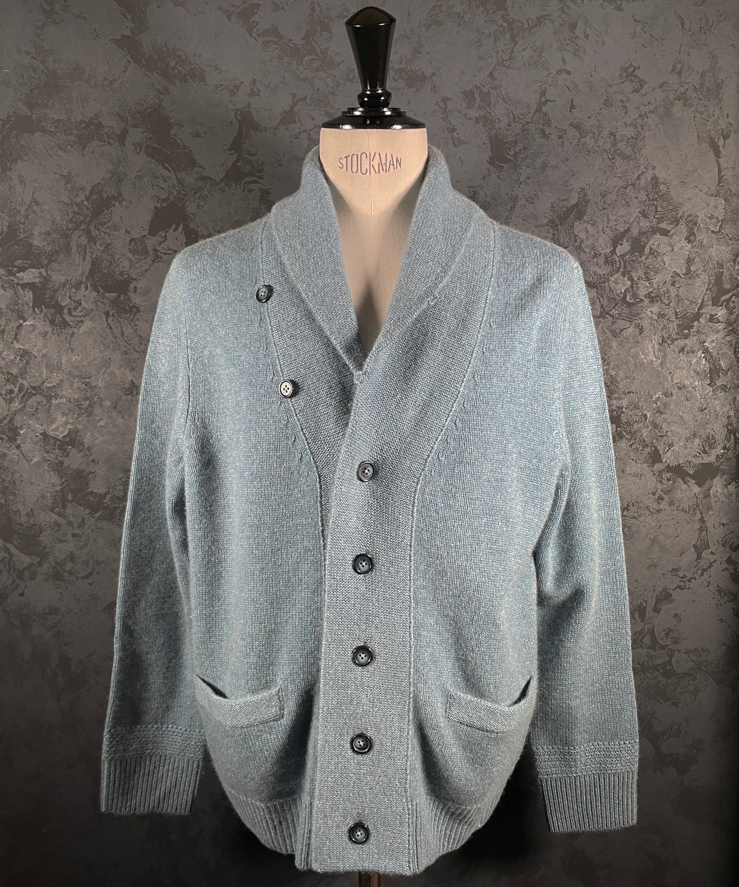 【SALE】　　 Franco Spada ( フランコスパダ )   〈手洗い可能〉【TALMUS branch】カシミヤ100%ローゲージショールカラーカーディガン