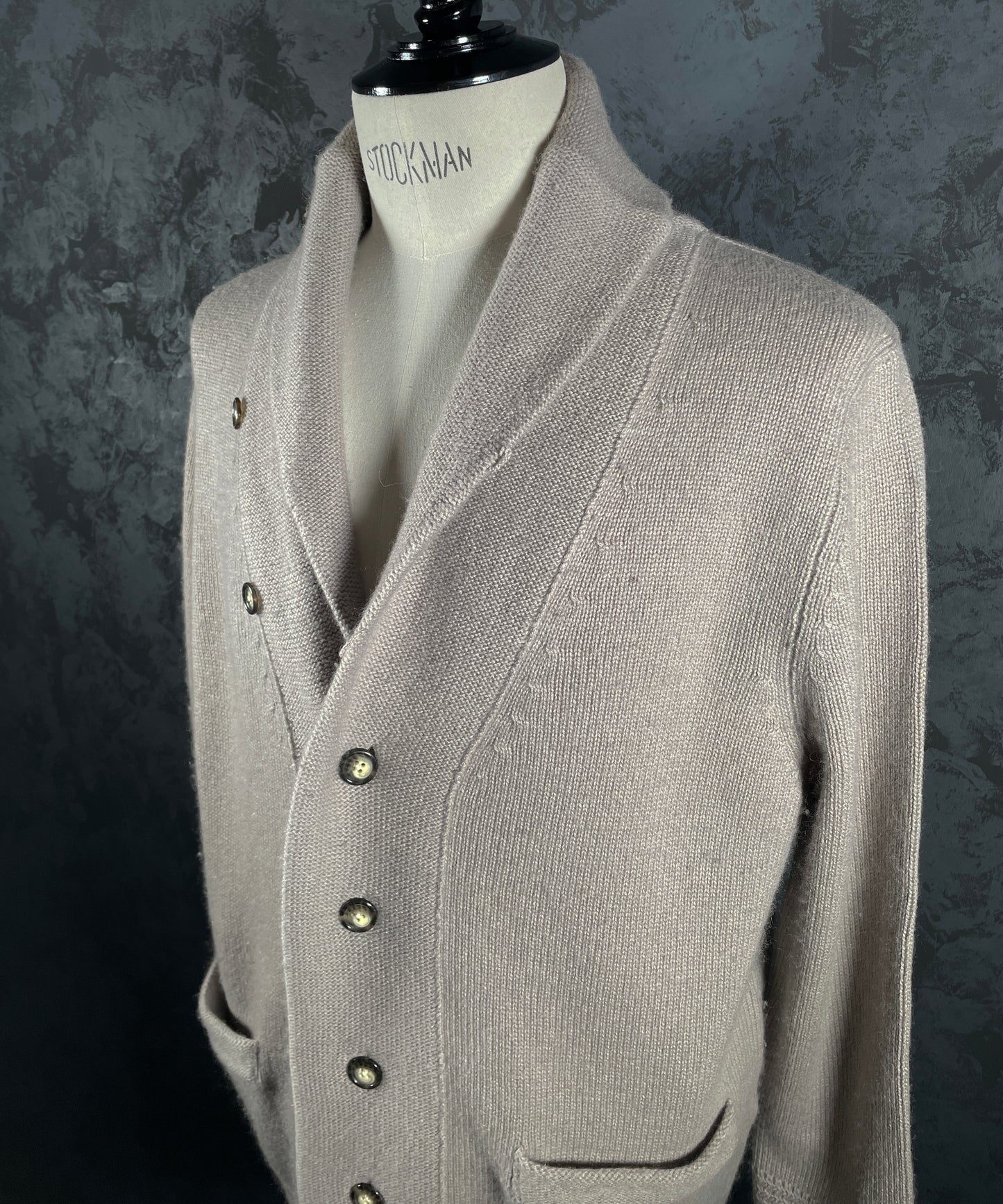 【SALE】　　 Franco Spada ( フランコスパダ )   〈手洗い可能〉【TALMUS branch】カシミヤ100%ローゲージショールカラーカーディガン