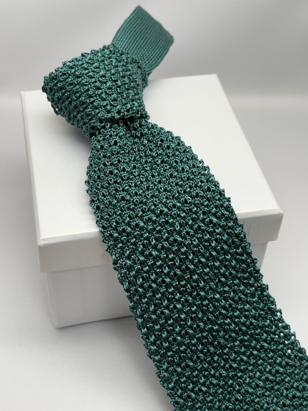 Franco Spada ( フランコスパダ )  Dense  Knit-tie  Solid (無地 )：グリーン