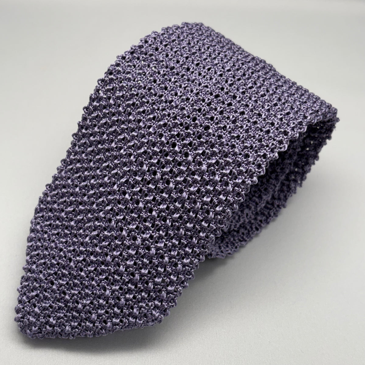 Franco Spada ( フランコスパダ )  Dense  Knit-tie  Solid (無地 )：ラベンダー