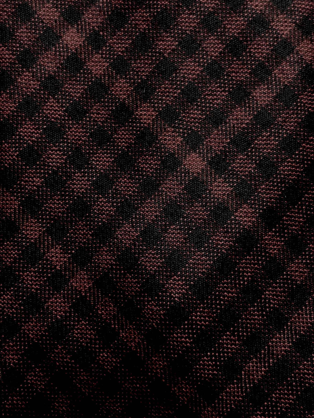 Franco Spada ( フランコスパダ ) ギンガムチェックウールネクタイErmenegildo Zegna Trofeo（エルメネジルドゼニアトロフェオ )：ネイビー×ワイン