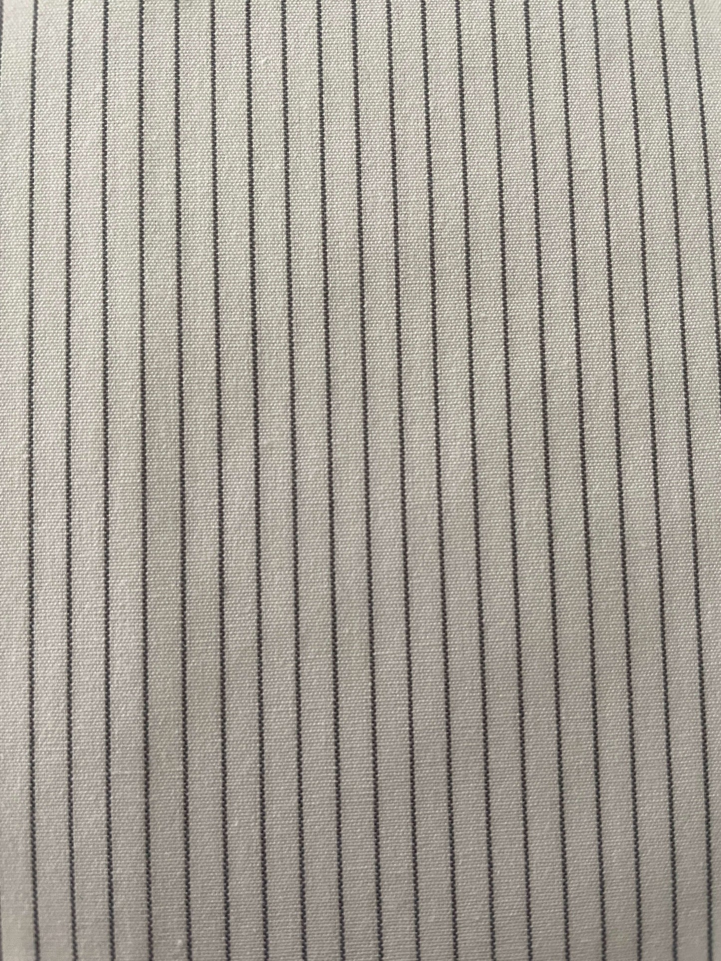 Franco Spada ( フランコスパダ ) 播州織 ピンストライプ セミワイドカラーシャツ　ホワイト×グレー