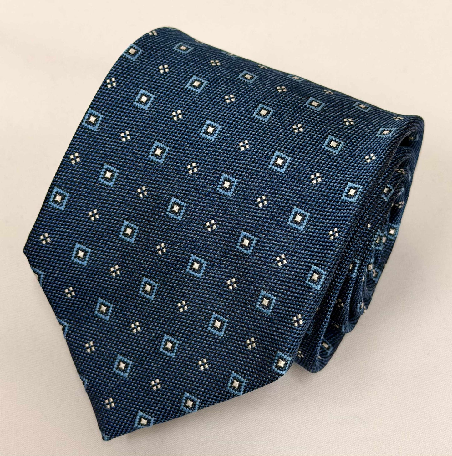 ［SALE ］ Franco Spada ( フランコスパダ )小紋柄 L ネイビーブルー