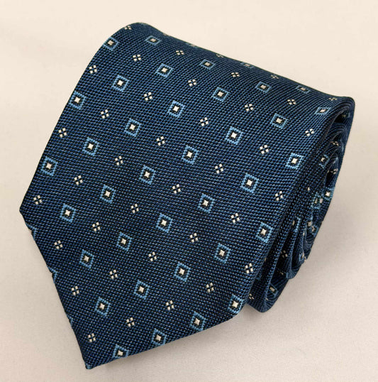 ［SALE ］ Franco Spada ( フランコスパダ )小紋柄 L ネイビーブルー