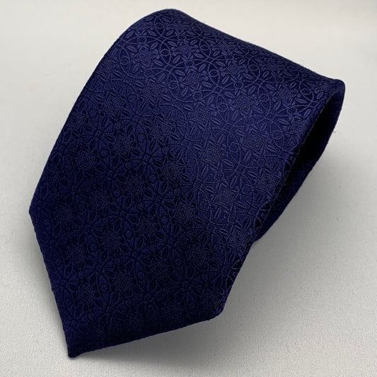 AZZURRO （アズーロ） クラシックメダリオンネクタイ：ネイビー