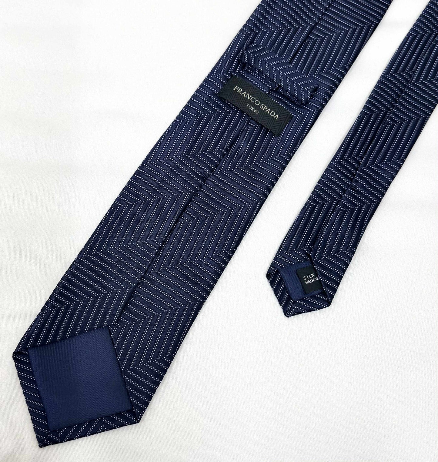 ［SALE ］ Franco Spada ( フランコスパダ )ヘリンボーンストライプ ネイビー