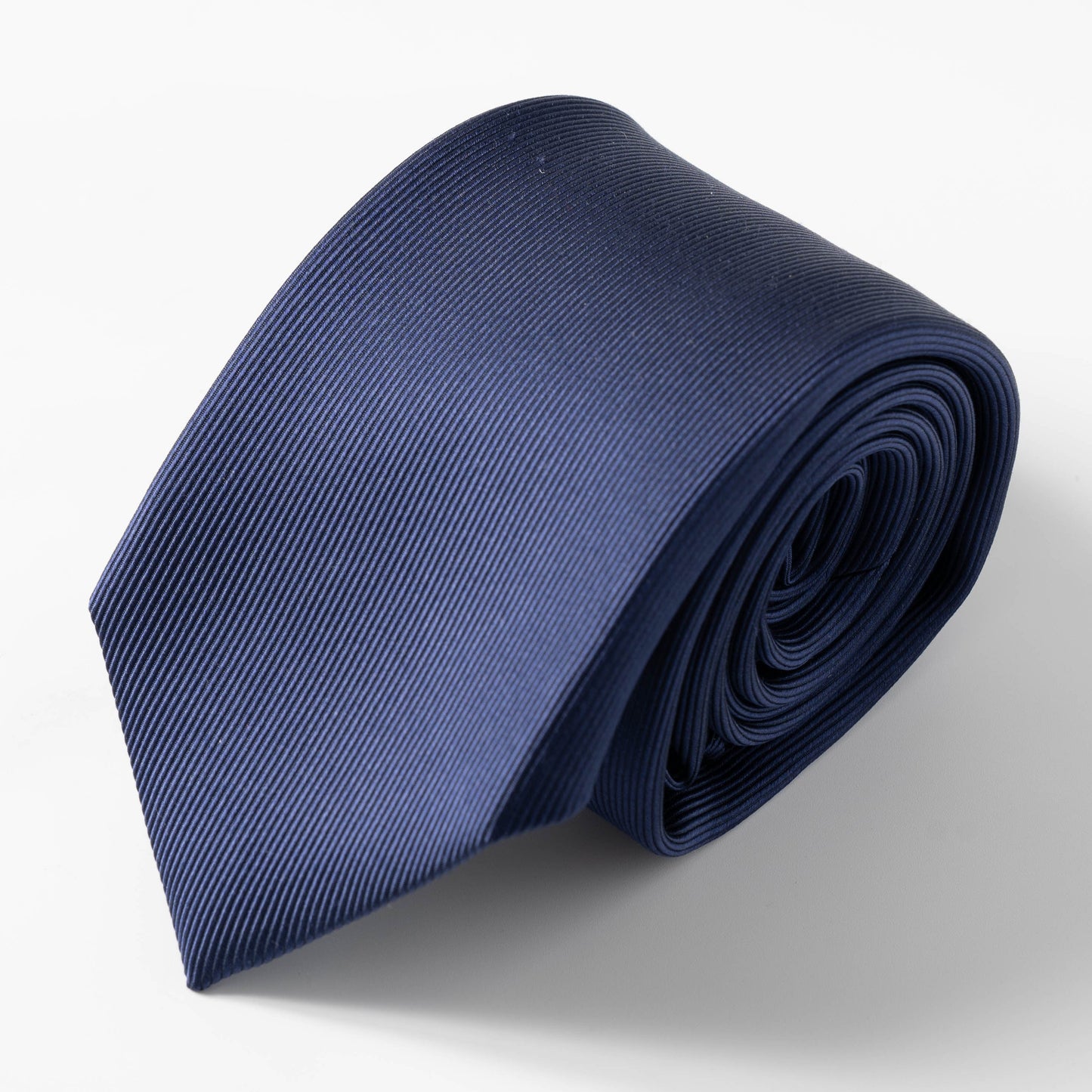 Franco Spada ( フランコスパダ )  細綾無地ネクタイ：ロイヤルダークブルー